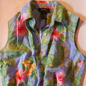 Ralph Lauren sleeveless blouse
